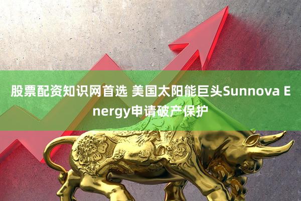 股票配资知识网首选 美国太阳能巨头Sunnova Energy申请破产保护