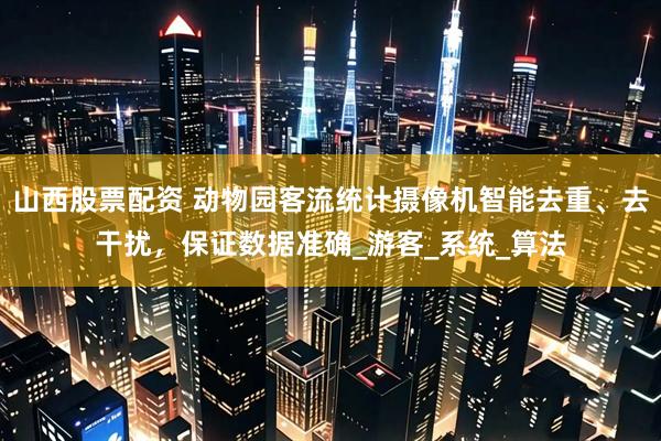 山西股票配资 动物园客流统计摄像机智能去重、去干扰，保证数据准确_游客_系统_算法